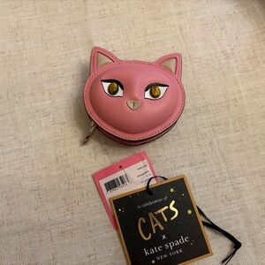 Kate spade Cats pink coin wallet